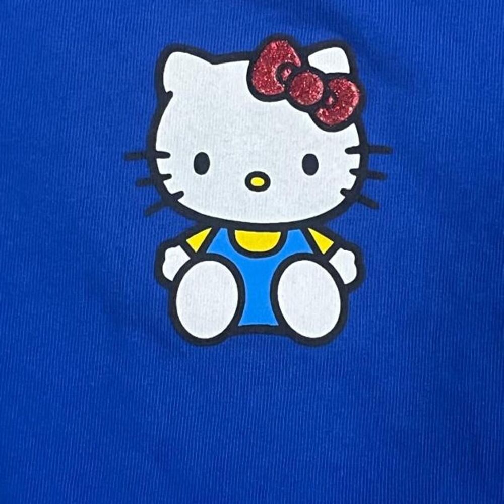Universal Studios Hello Kitty Royal Blue Spirit Jersey XXL Glitter - Picture 4 of 6